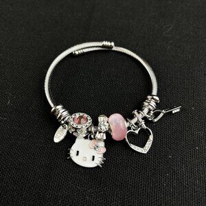 NO.455 Pink Hello Kitty Bracelet cute